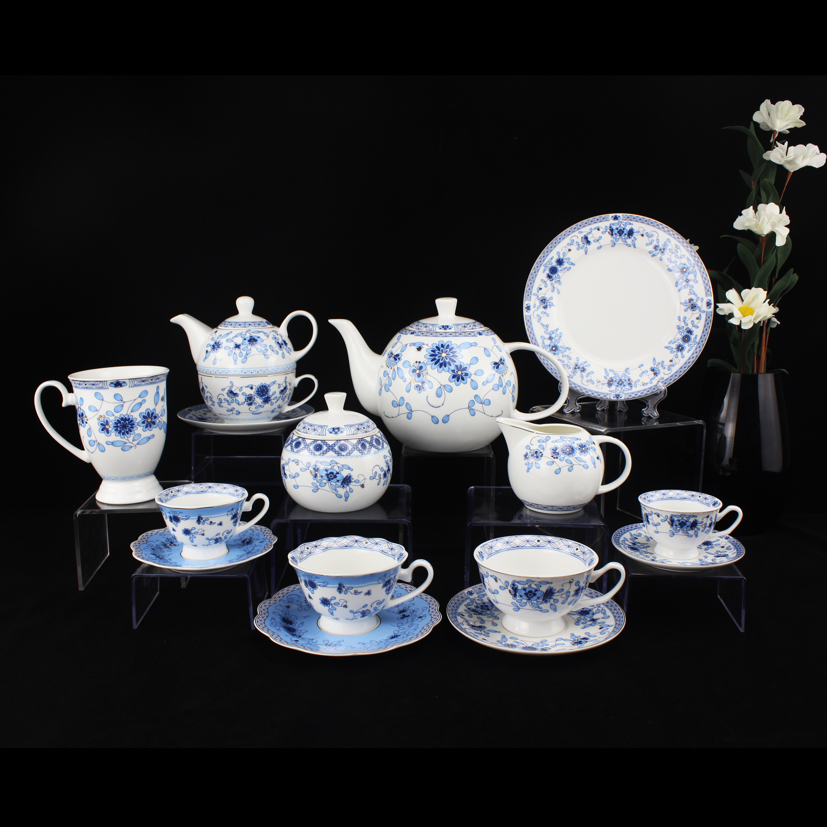 New Bone China Tea Set