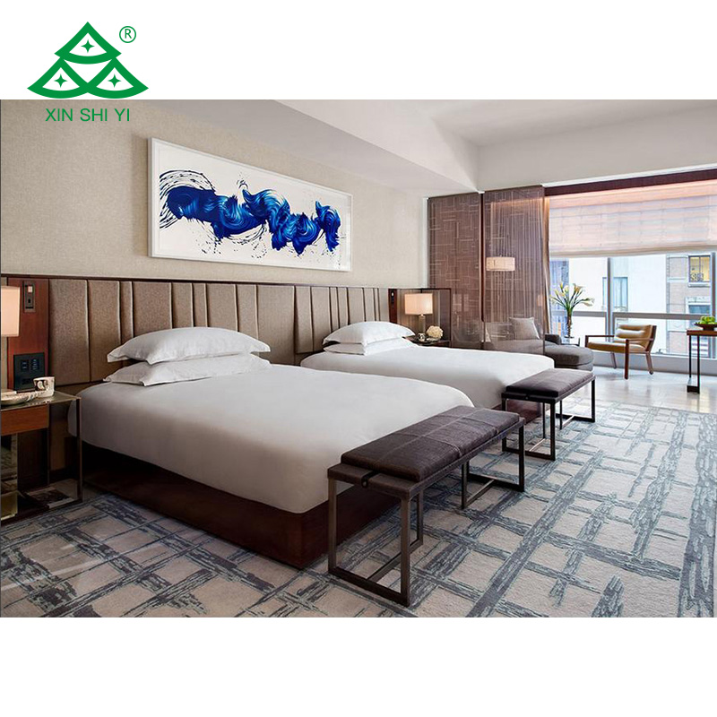 Luxury customized hotel bedroom furniture set