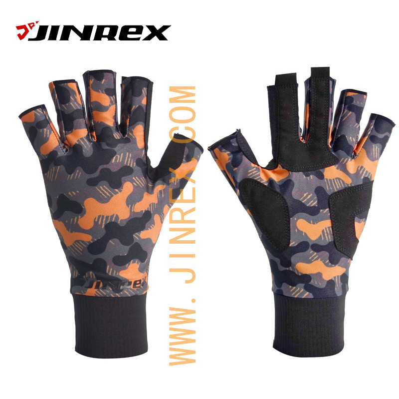 sport glove fishing glove haft finger glove