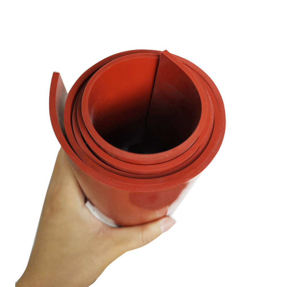 Red Color Rubber Mat Insulation NR Natural Rubber Sheet Flooring for Lining