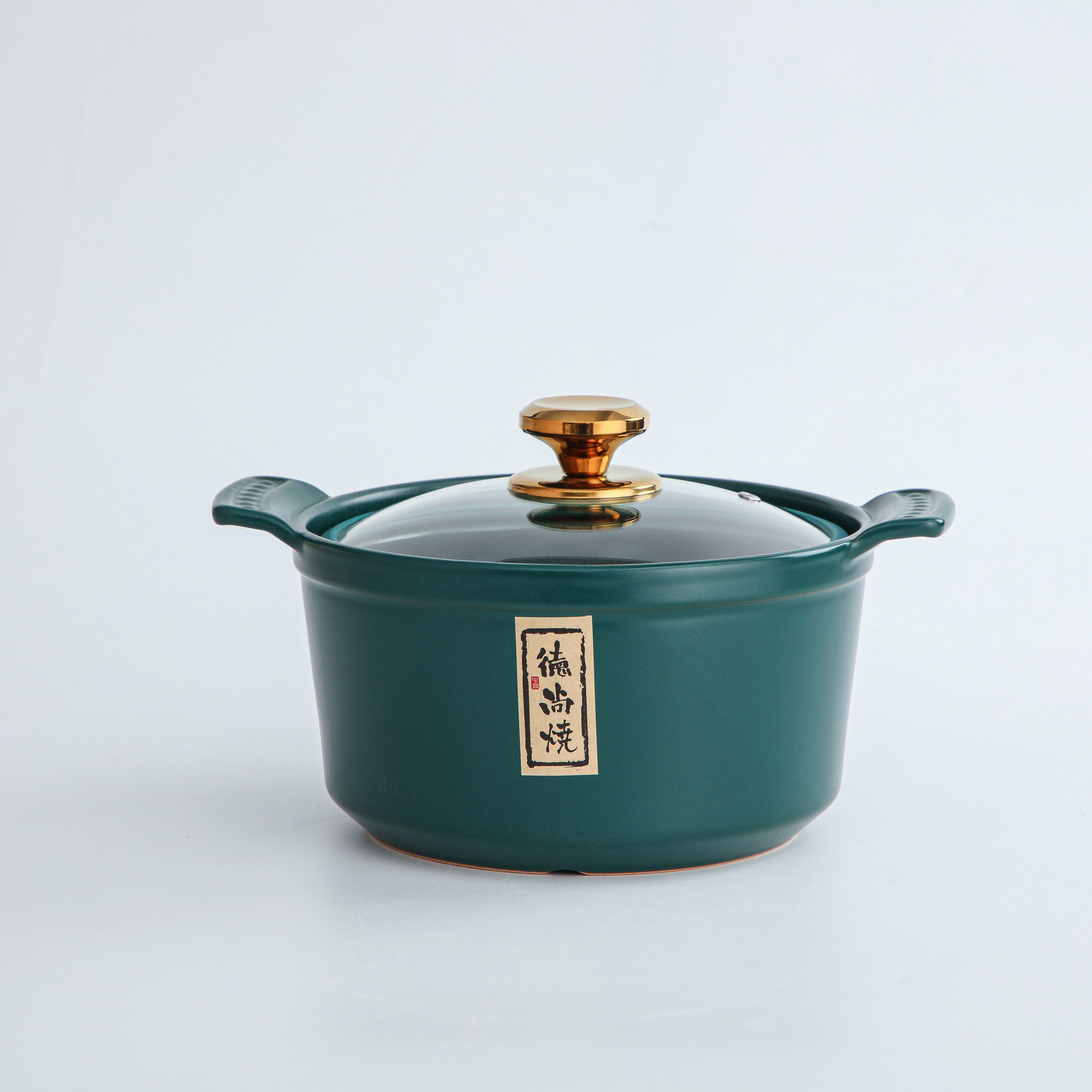 Fire resistant soup pot,With glass cover
