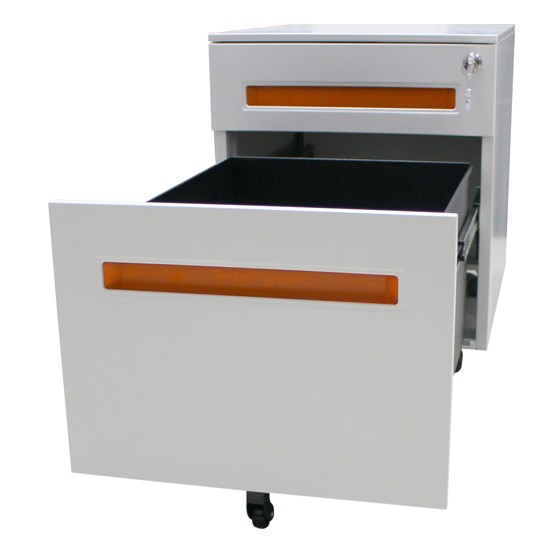 2 drawer movable file cabinet