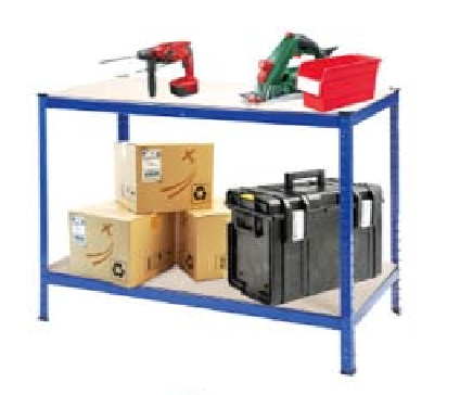 Shelf With Mdf,2 Layer/Heavy Duty,easy Assembl