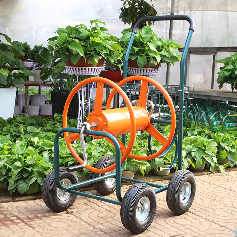Stainless steel garden hose water reel cart cable reel drum HEAVY DUTY STYLE ORDER HR-020