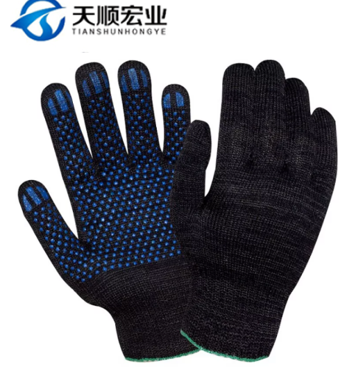 PVC dotted gloves