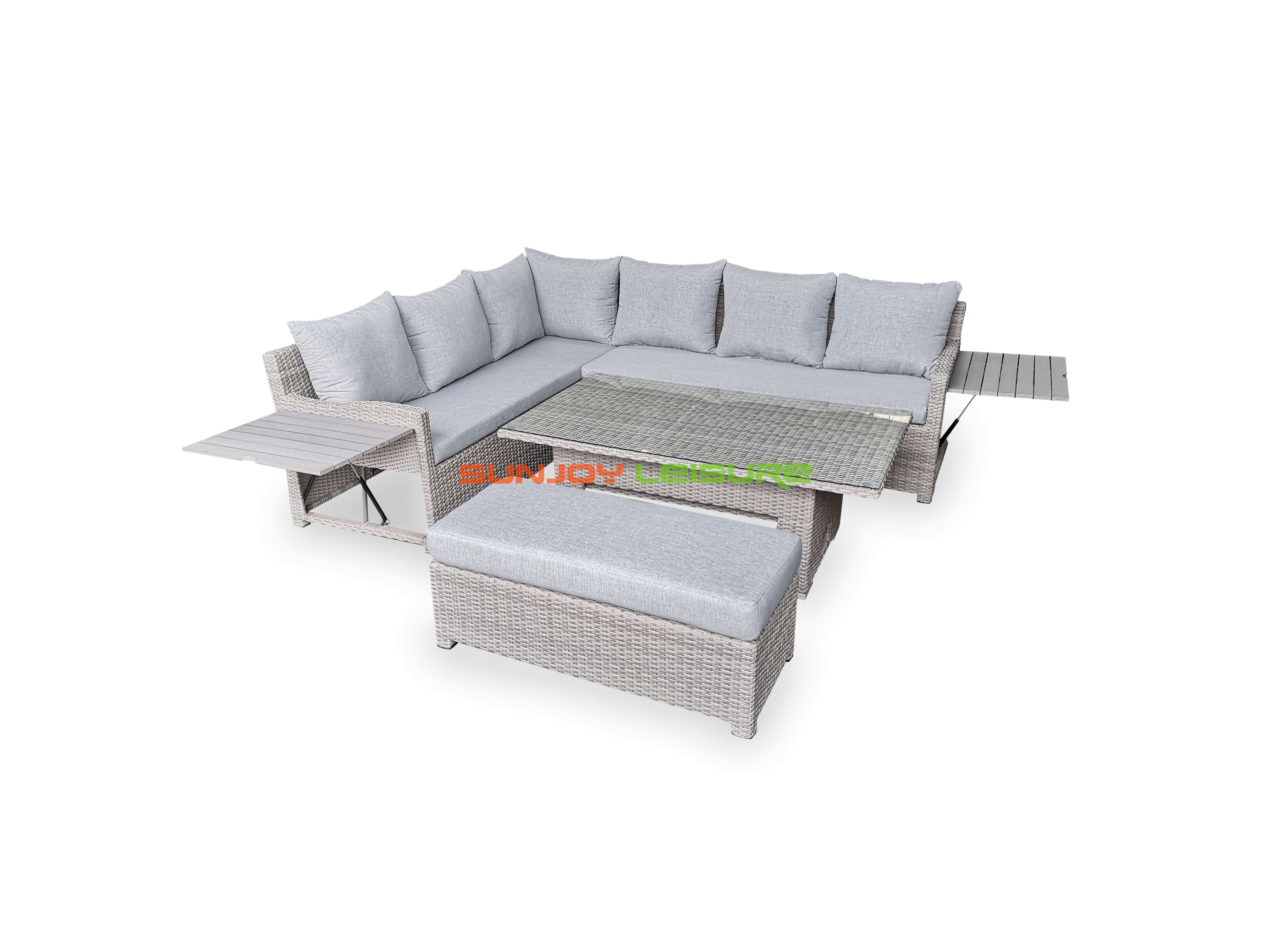 4pcs corner sofa set