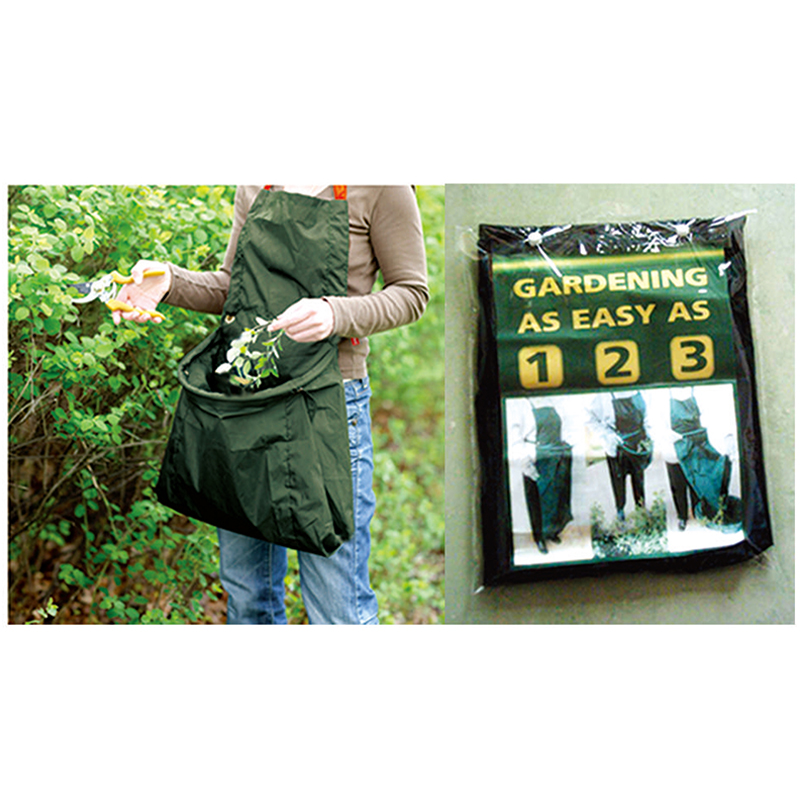 Garden Apron available immediately Alternative to buckets Easy emptying withLarge bum bag GB-006