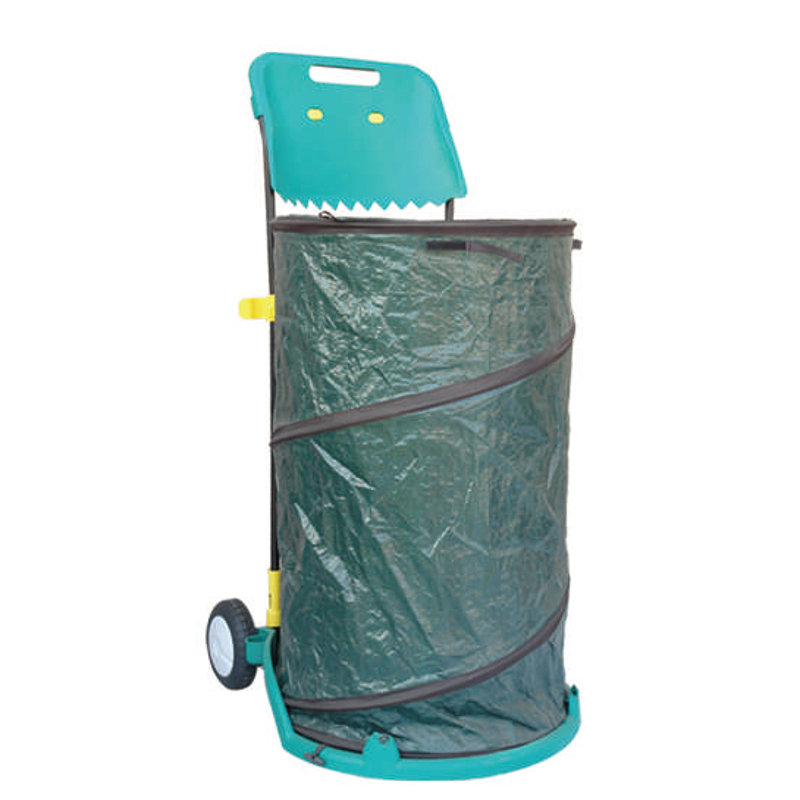 Garden cart with pop up bag