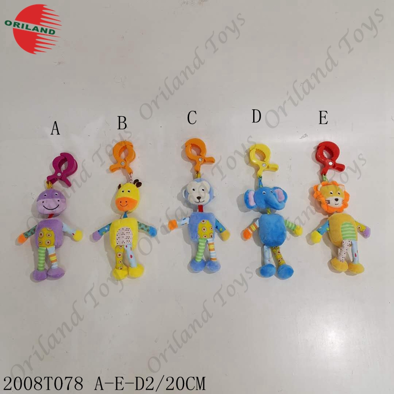 Baby rattle plush animal baby rattles soft toy