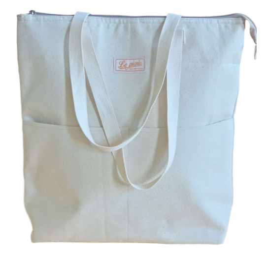 OEM Canvas Material Insulated Picnic Bag Backpack with Front Pockets