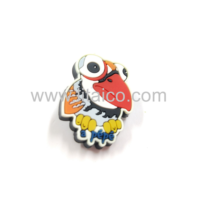 Mini cartoon Bird PVC Badge