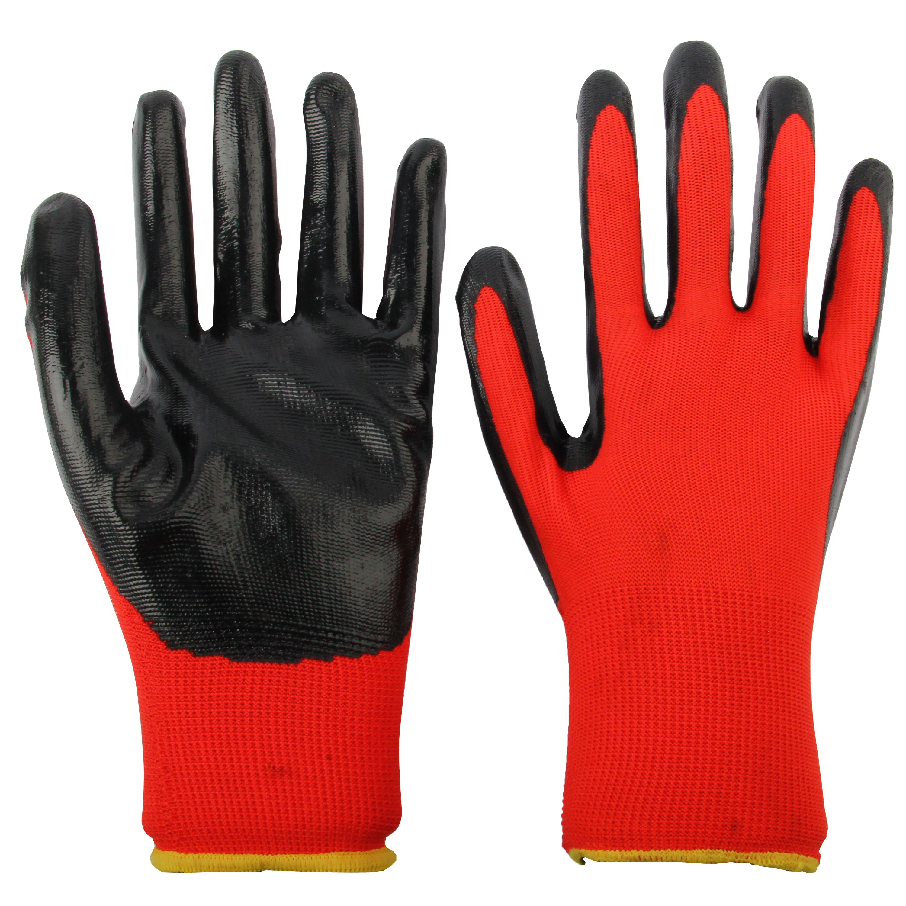 Nitrile Coated Glove Polyester Liner