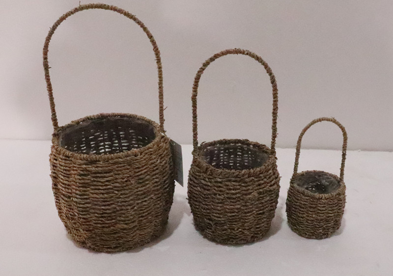 Set 3 Seagrass Basket