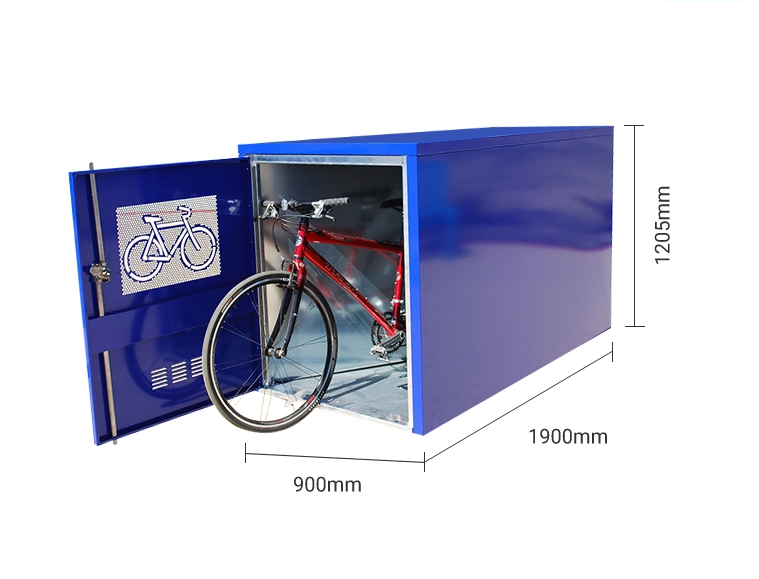 steel bicycle locker