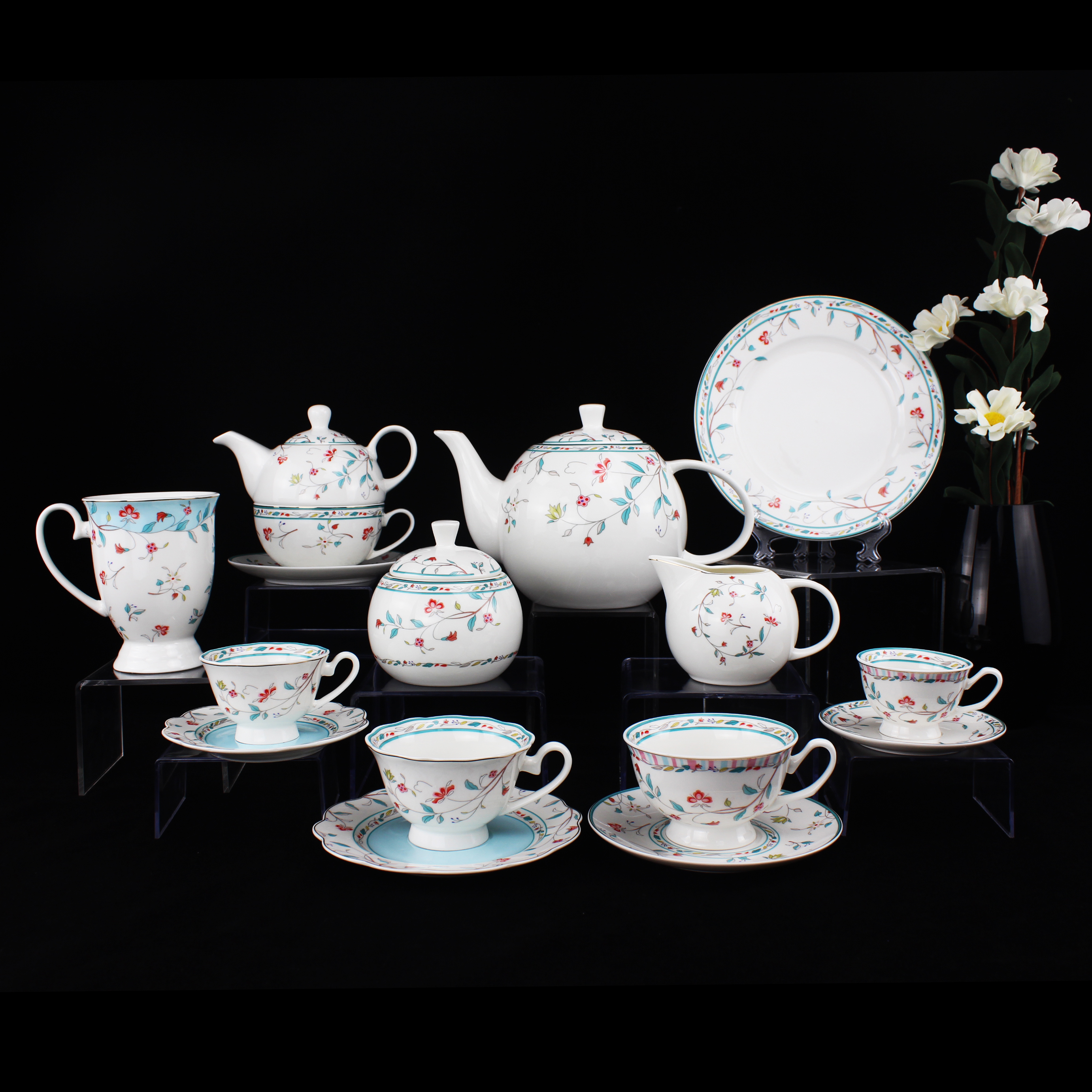 New Bone China Tea Set