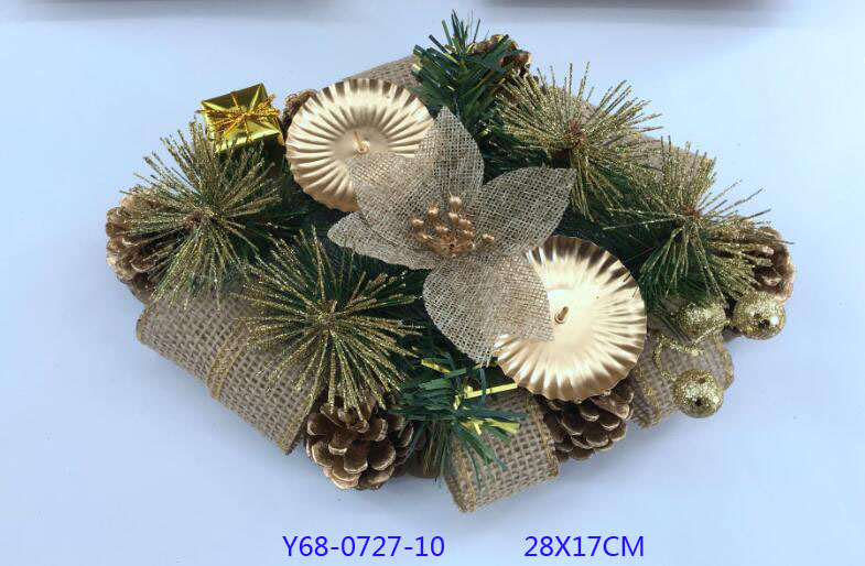 Christmas decorations candleholder