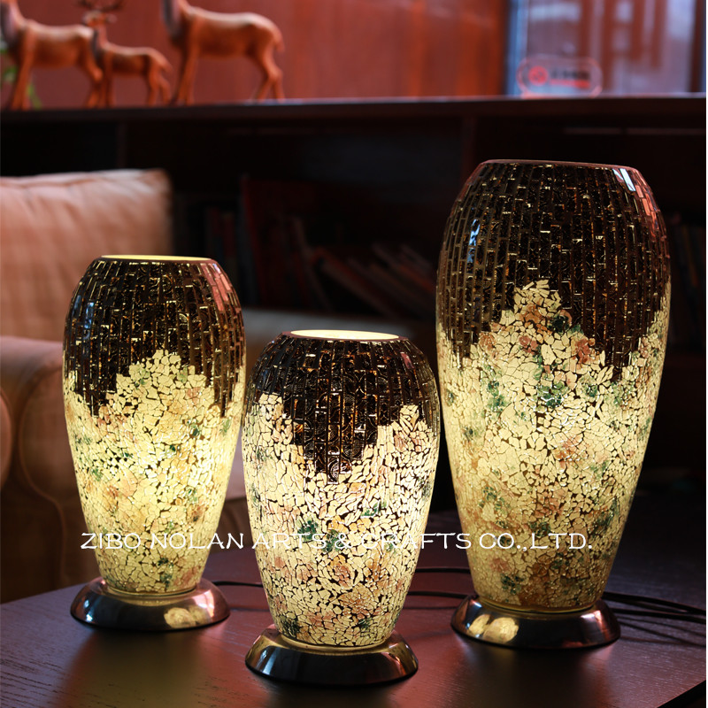 Glass Mosaic decorative lamp Home decoration glass Mosaic desk lamp