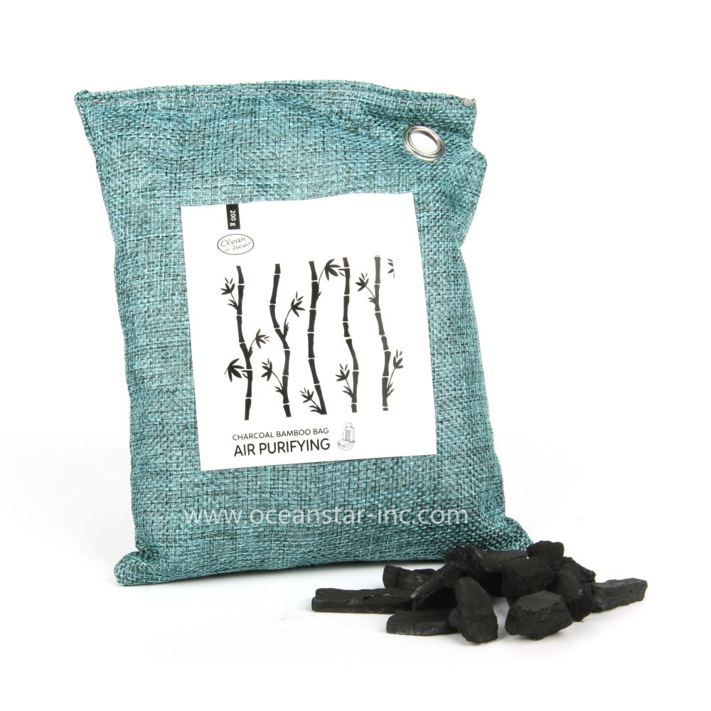 200g charcoal air purifying activated bamboo charcoal deodorant bag