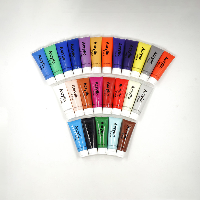 Acrylic paint water color paint tempera paint