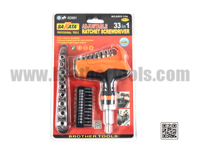 33 in 1 adjustable ratchet screwdriver set,tool kit,hand tool kit,screwdriver