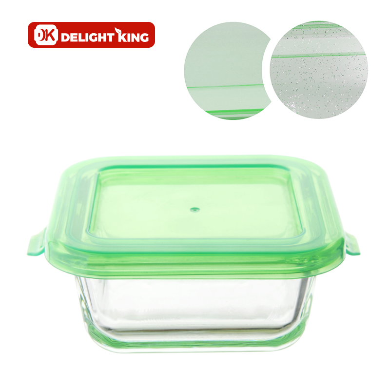 Glass food container