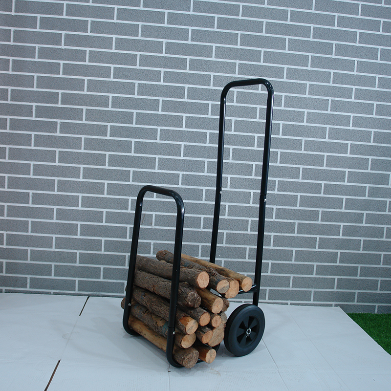 Log Caddy WITH SOLID WHEELS WITH CAPACITY 60kgs, Economics /HT-028