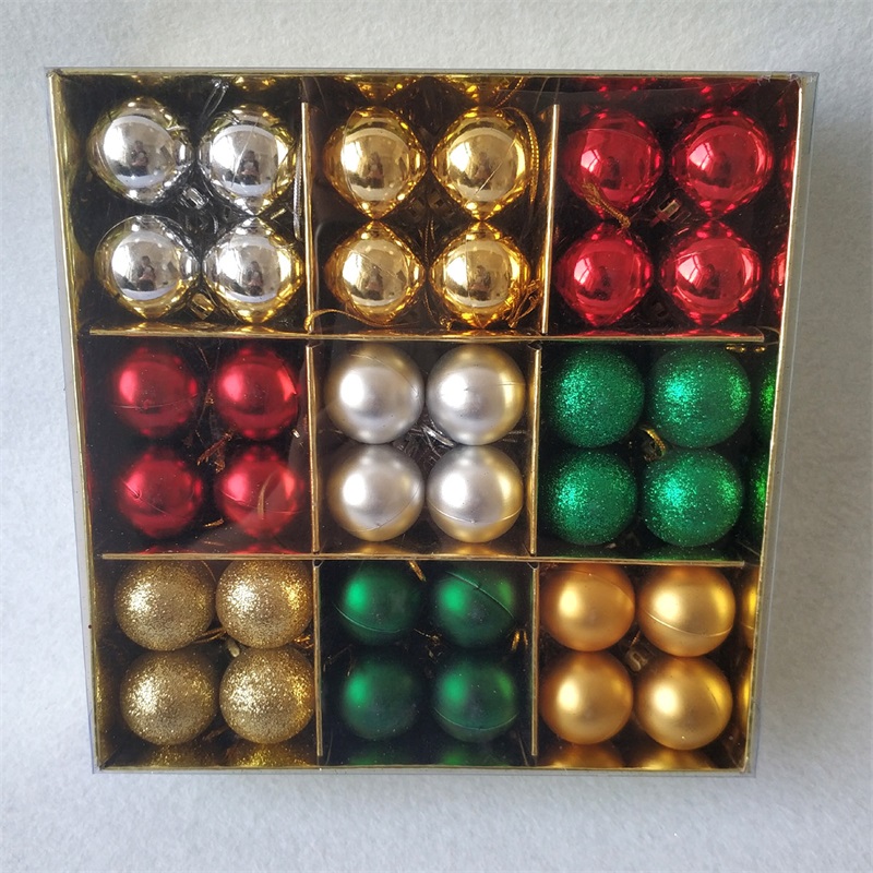 Christmas Tree Ornaments Plastic Christmas Ball 3CM