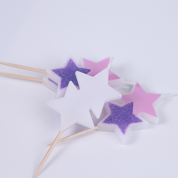 Kid's Gift Craft Cute Colorful Party Supplies Cake Topper Candles Art cartoon birthday party cake candle