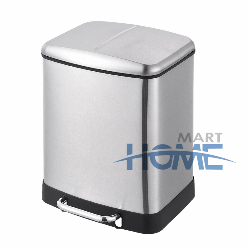 Stainless Steel Recycle Pedal Bin