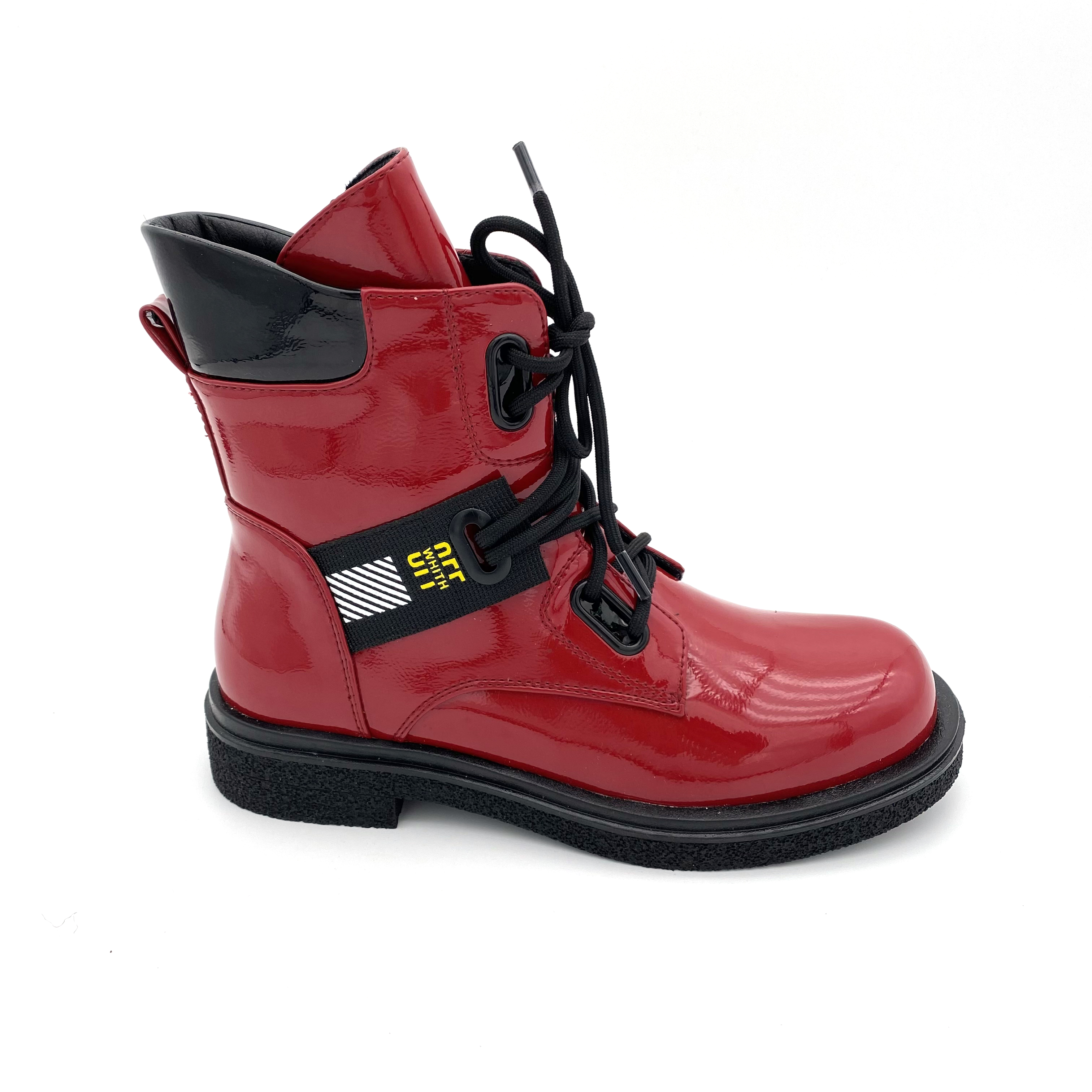 Girl waterproof lacing waterproof platform warm casual Martin boots