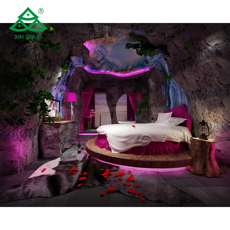 Best-seller Hotel bedroom themed love room furniture