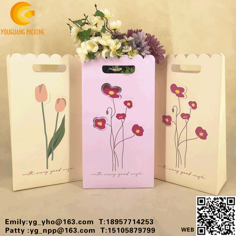 craft kraft brown paper bags bouquet paper bag