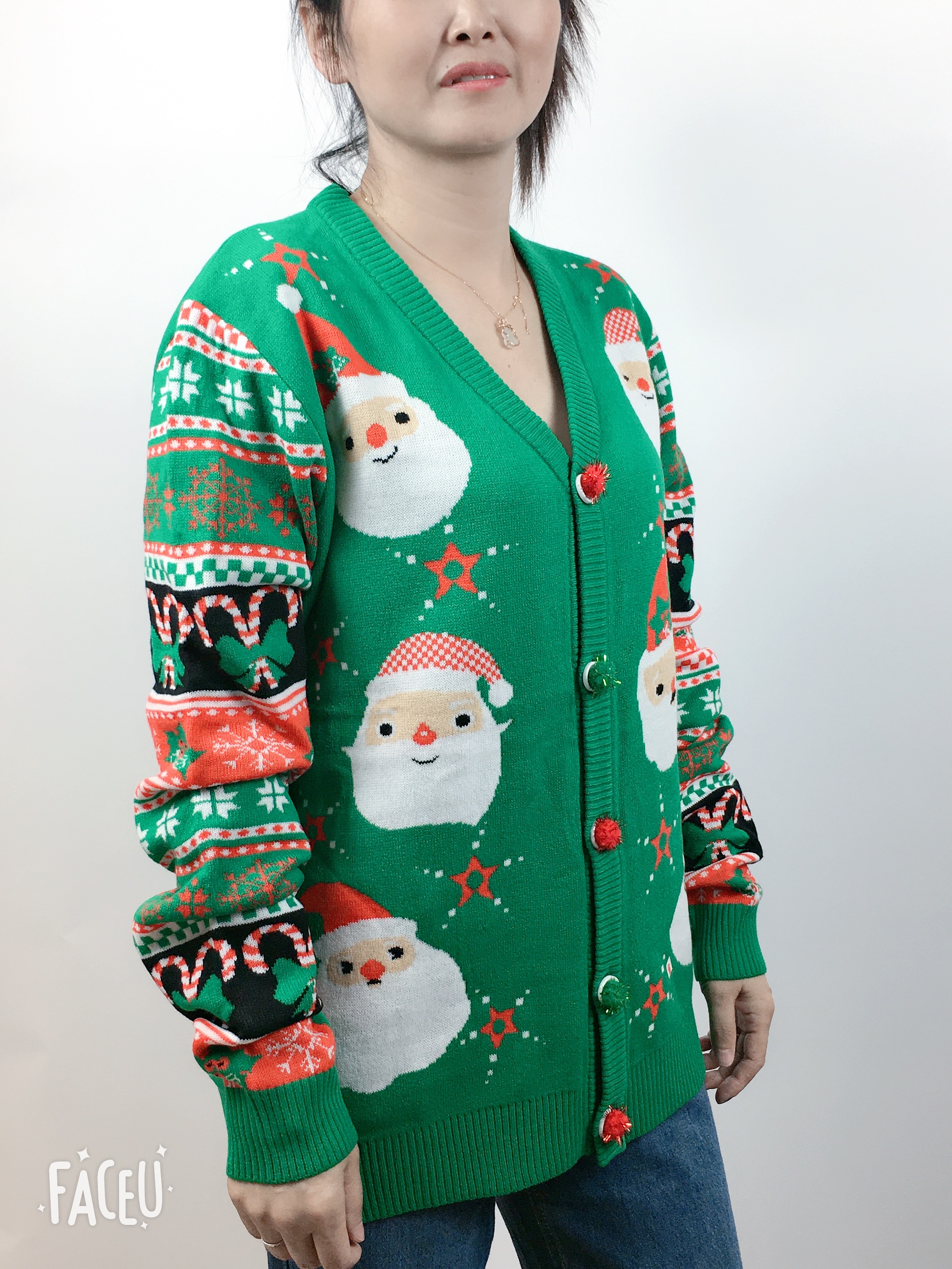 long sleeve Xmas cardigan