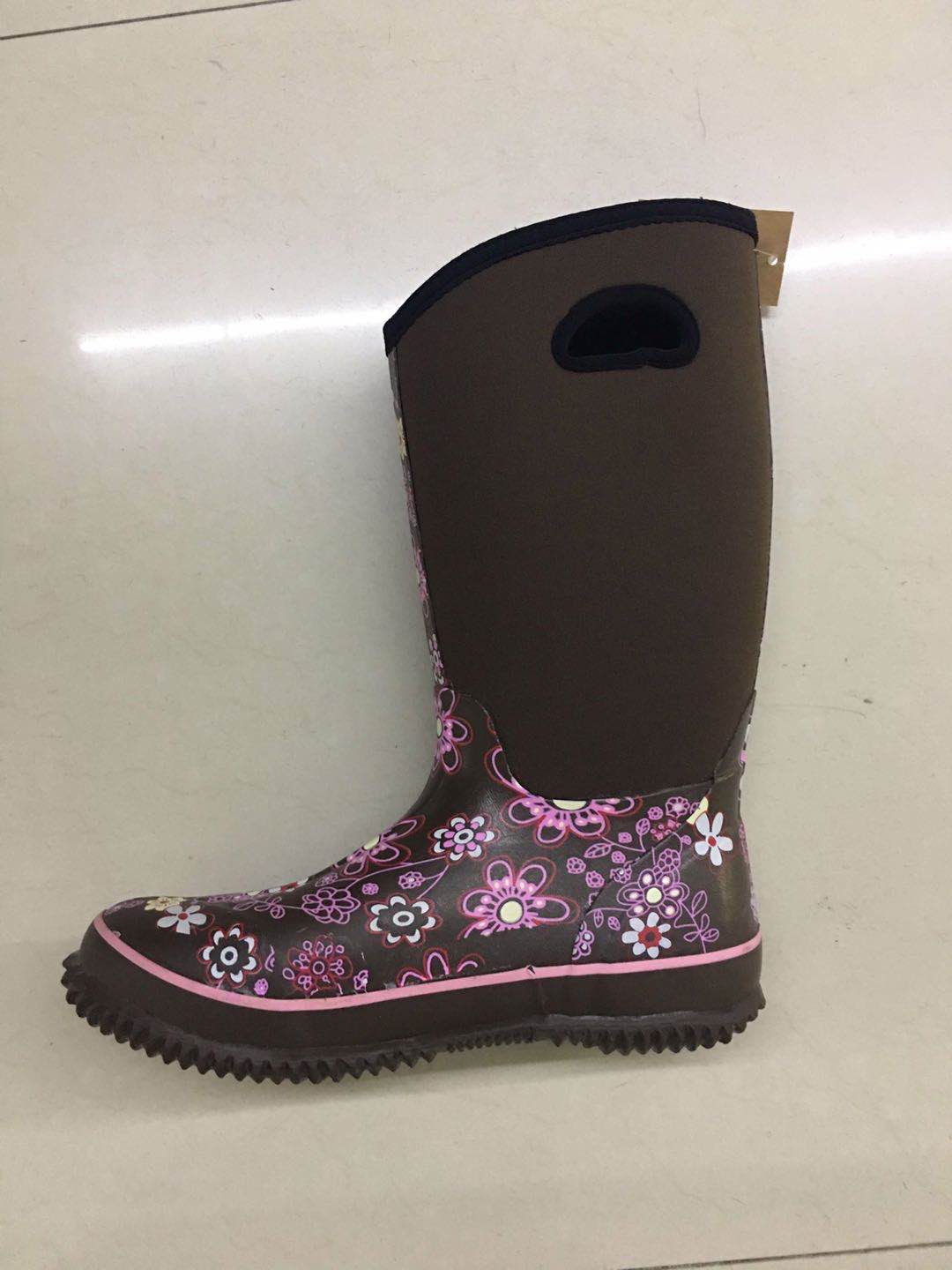 Ladies rubber boots Neoprence upper