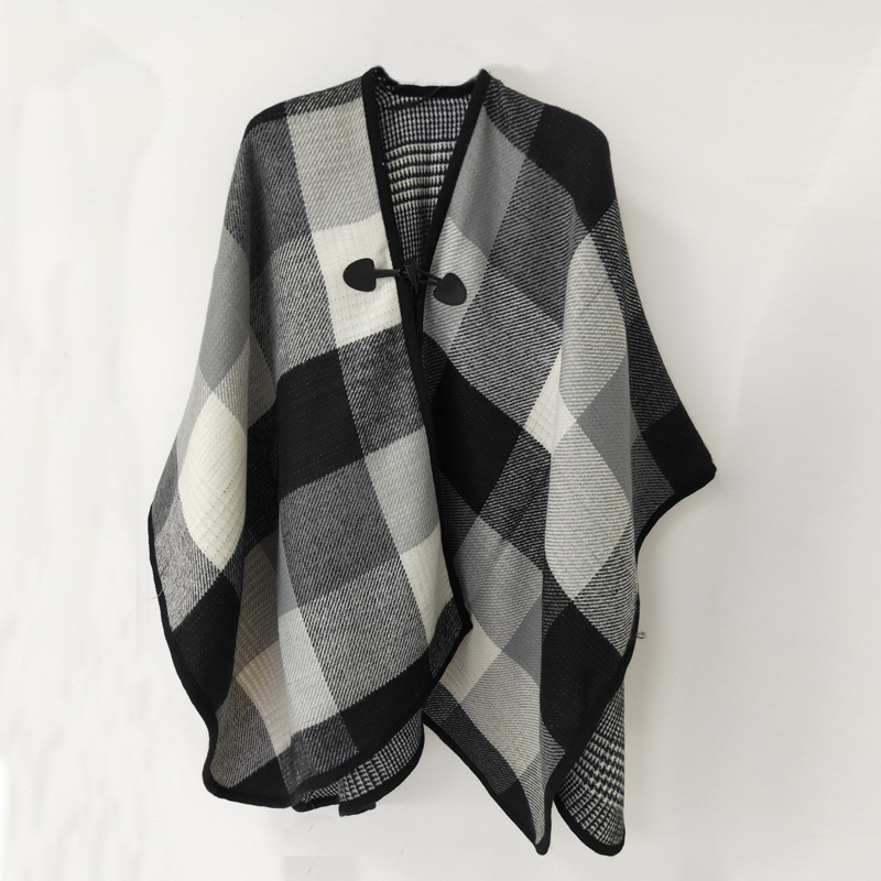 Acrylic Woven Check Wrap