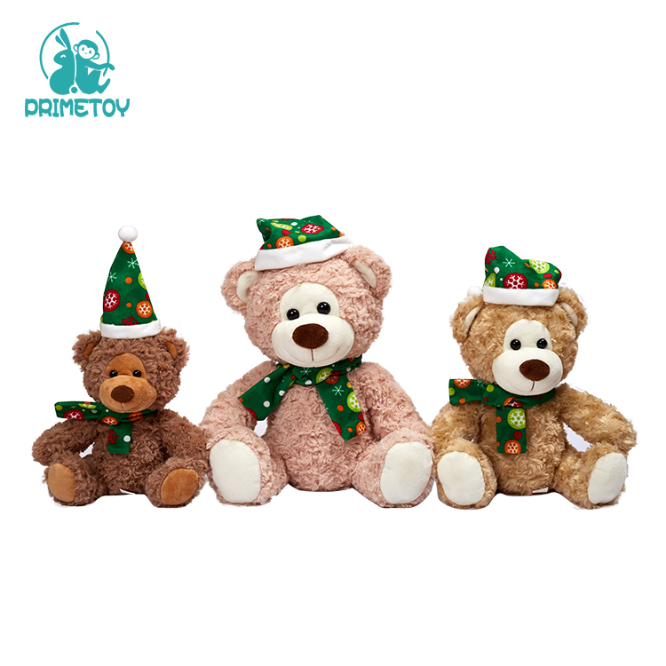 Teddy Bear with hat and scarf