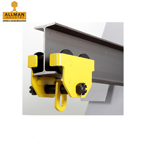 ALLMAN CE approved 0.5Ton ~10Ton Hand Pushed Beam Trolley for Manual Chain Hoist（Model : TP）