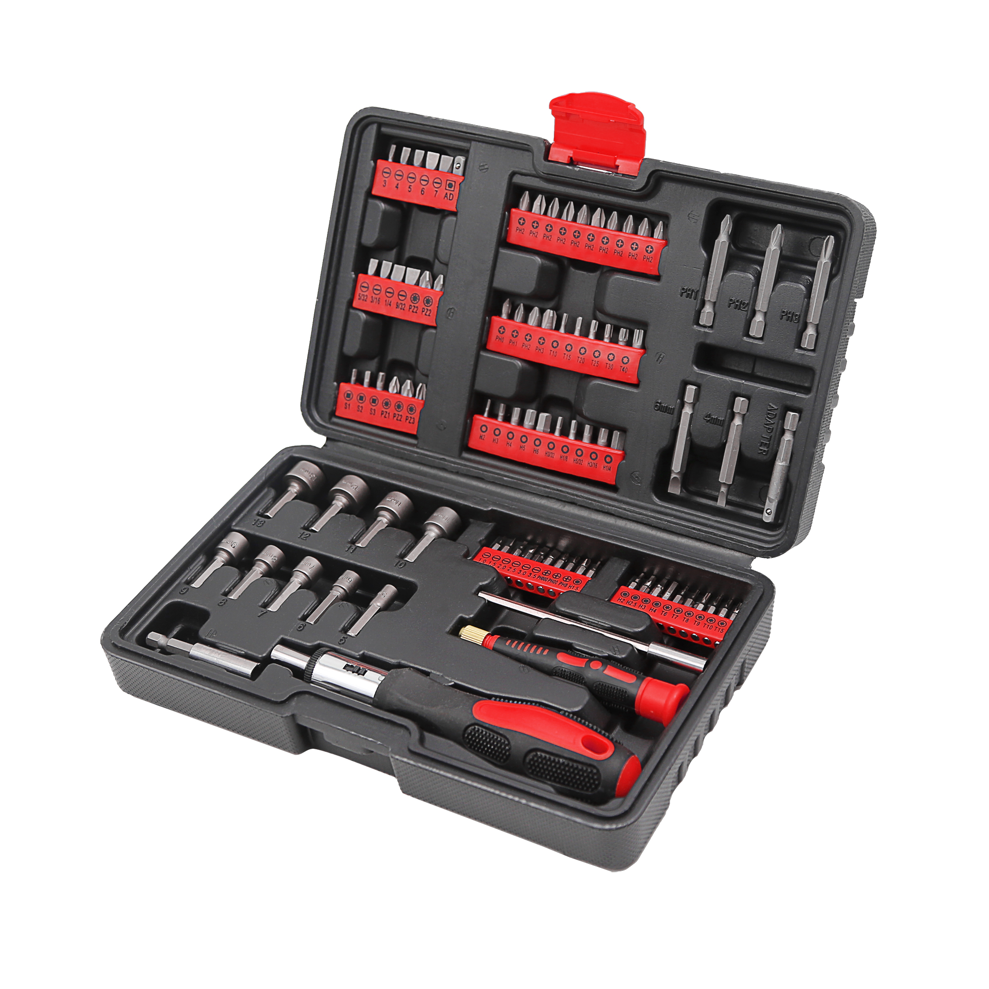 87pcs Ratchet Bits Drivers Sets