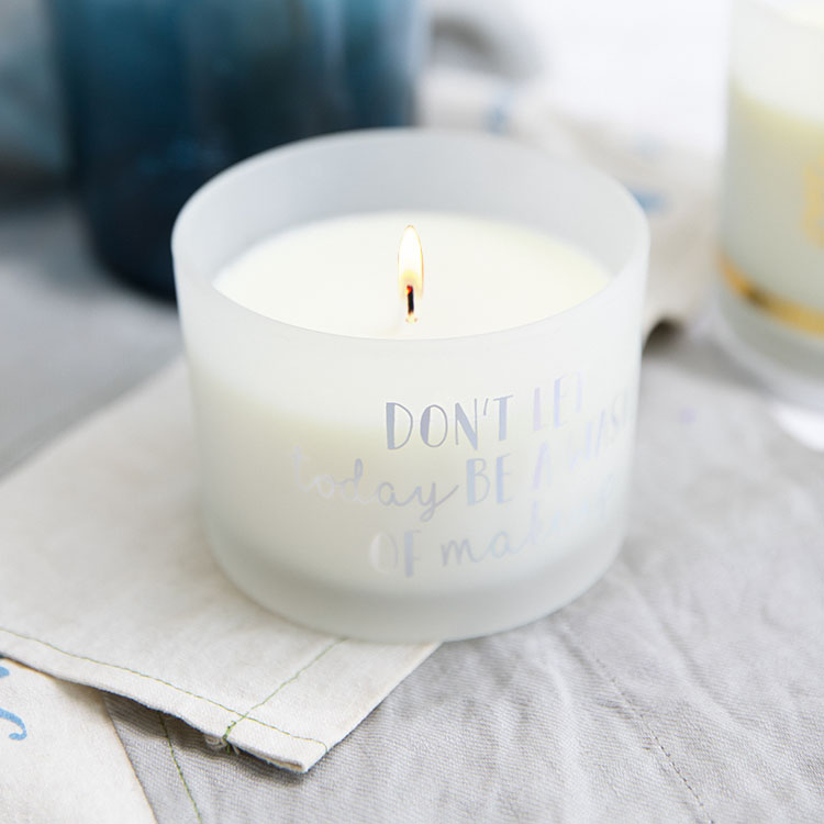 Candle holder soy wax scented candle glass candle jar