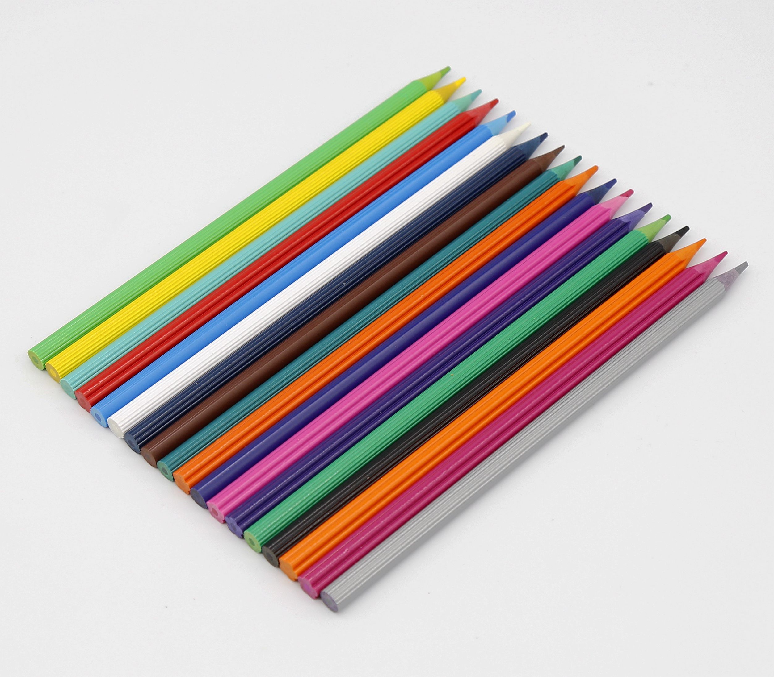 7" 12 colors Plastic Color Pencil Customized Package Manufacture Wholesale High Quality