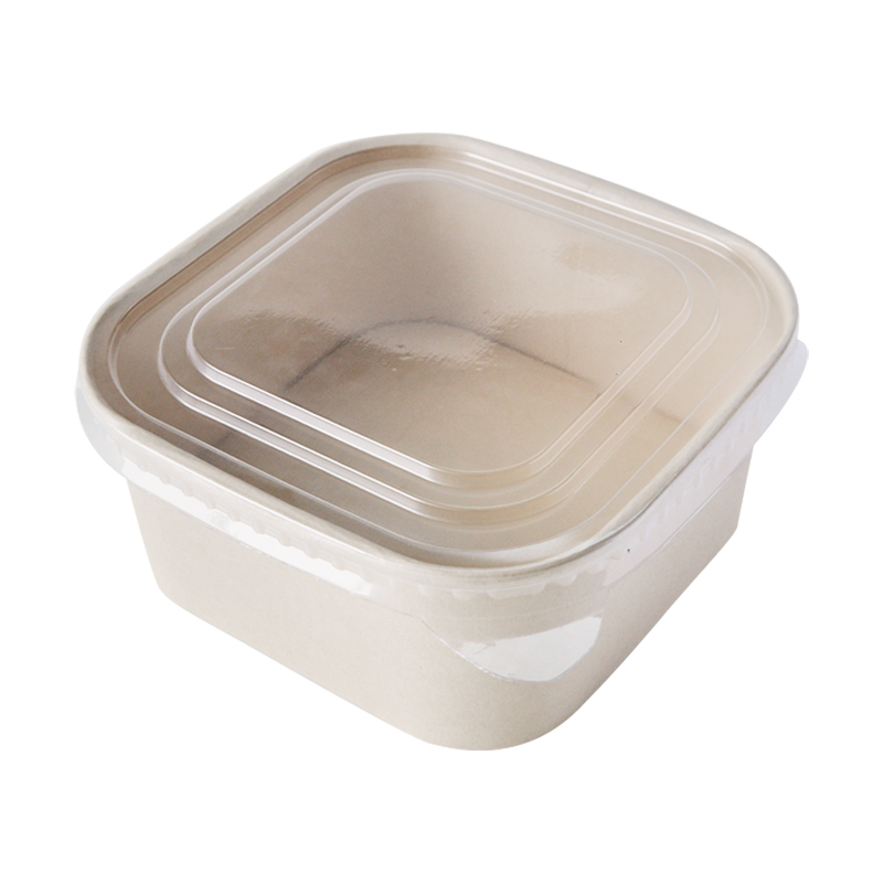 Square paper bowl