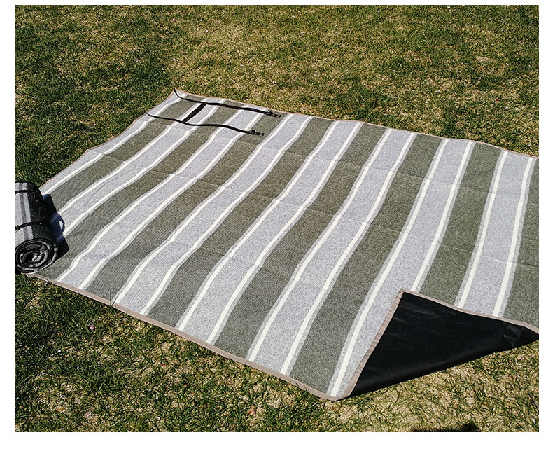 Cheap Outdoor Camping Beach Mat Wool Waterproof Picnic Blanket Woven