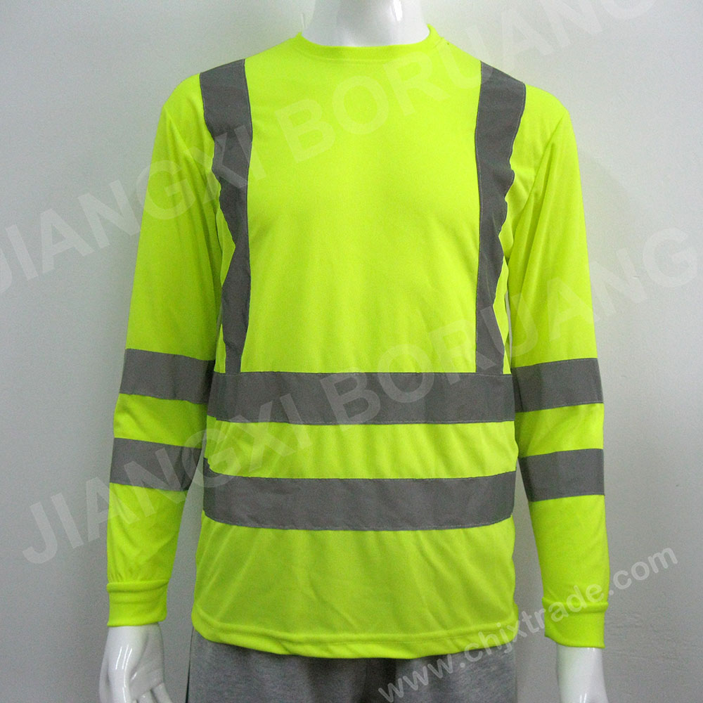 MENS 100%POLYESTER 150g MOISTURE WICKING LONG SHIRT