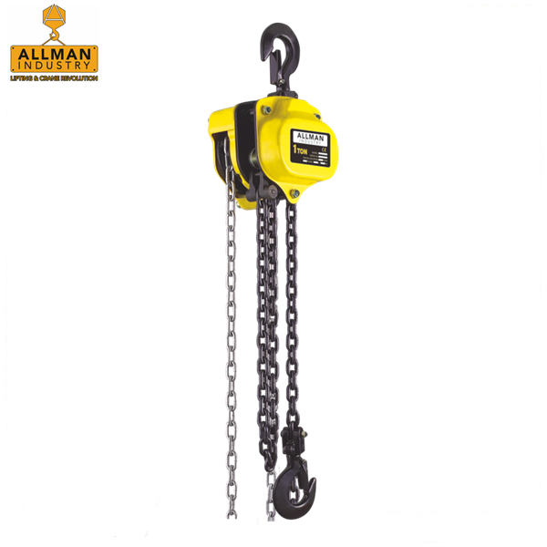 ALLMAN Top Quality 10Ton ×3M Hand Pulley Chain Block (Model : HSZ-K)
