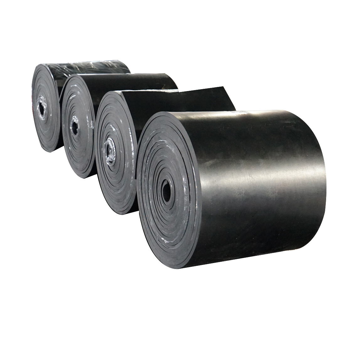 Industrial Smooth Impression Fabric Recycled Reclaimed SBR NBR CR EPDM Vulcanized Rubber Sheet