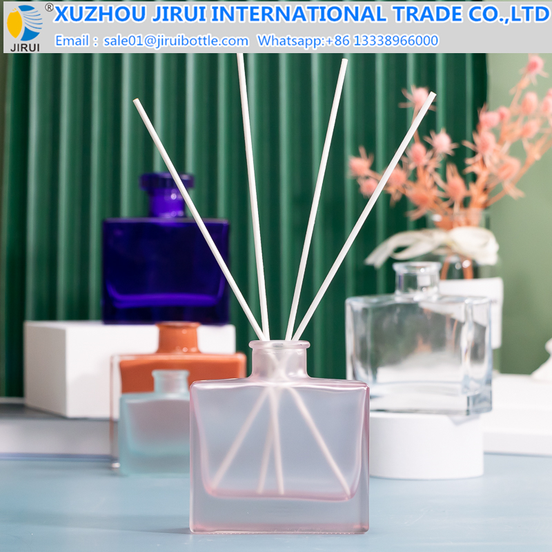 flat square glass bottle aromatherapy bottle 50ml 100ml 150ml
