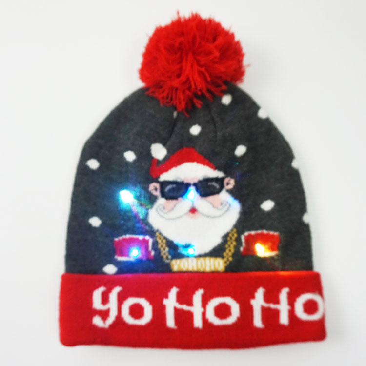 Christmas hat with LED light
