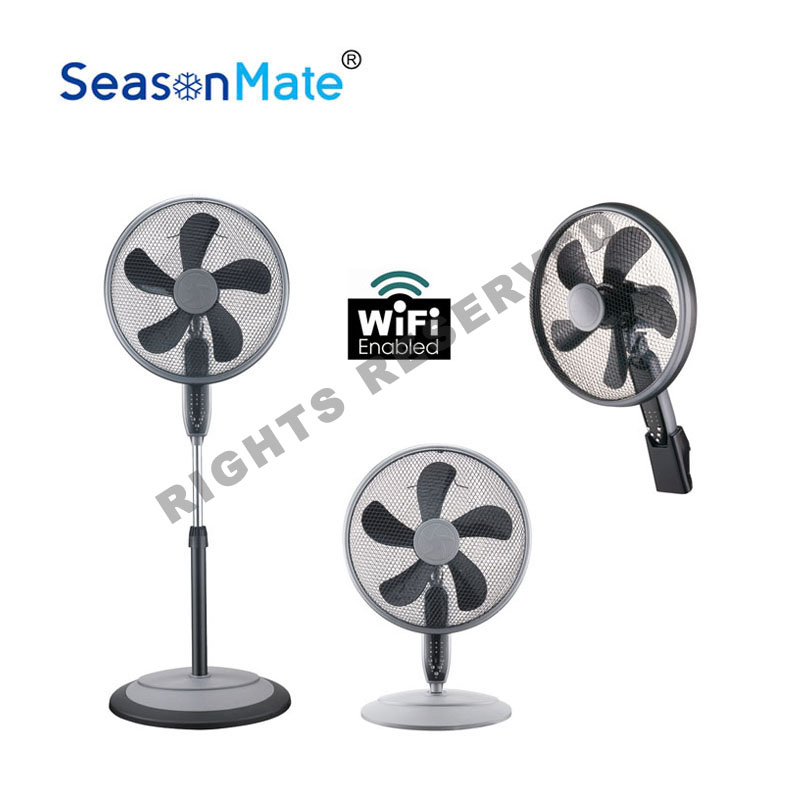16” 3 in 1 stand / table / wall fan with WiFi Controlled