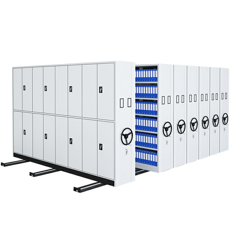 metal mobile compact shelves