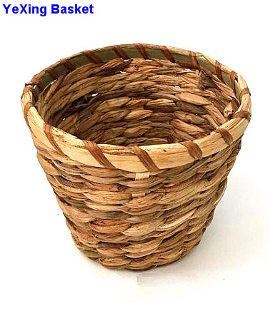 Water hyacinth basket flower pot